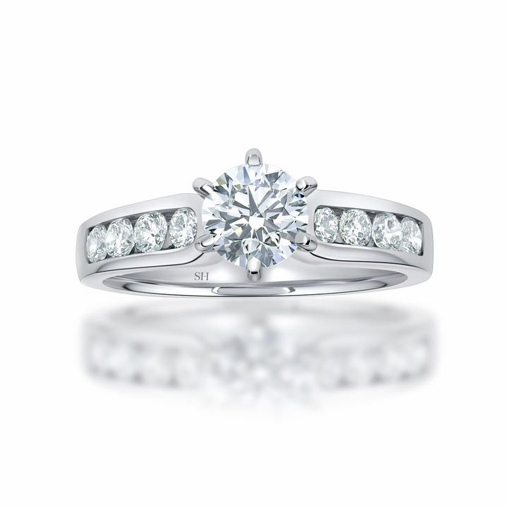 Pictured with 0.80ct diamond|option:Carats=0.80 carat|thumb_caption:0.80 carat