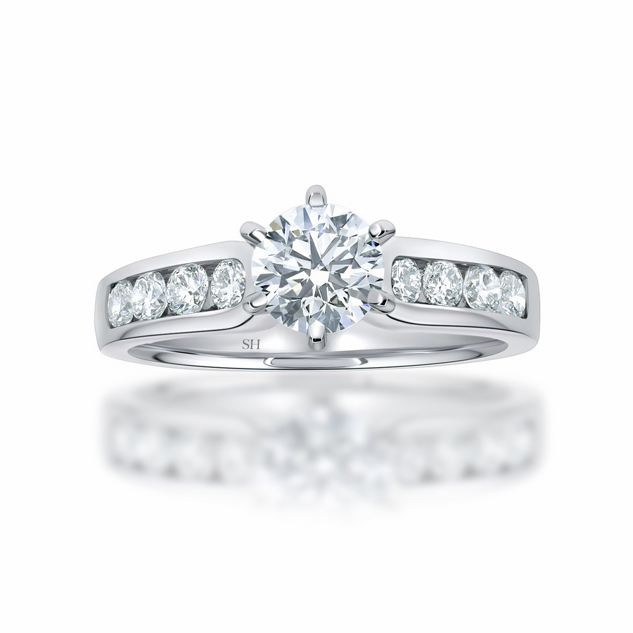 Pictured with 0.80ct diamond|option:Carats=0.80 carat|thumb_caption:0.80 carat