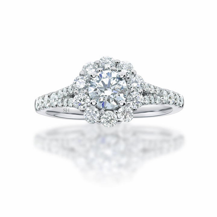 Pictured with 0.50ct diamond.|option:Carats=0.50 carat|thumb_caption:0.50 carat