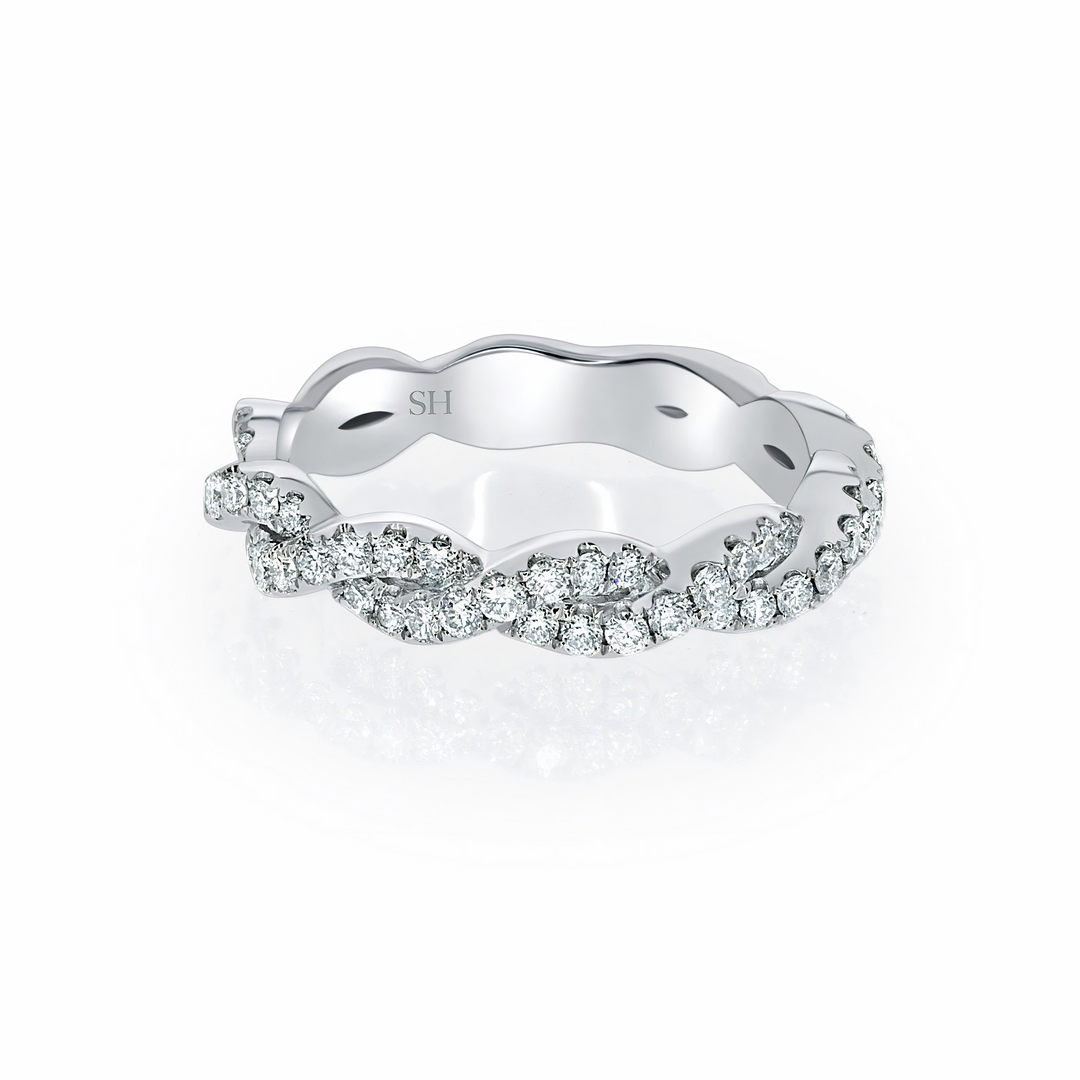 Intertwined infinity band (full circle) - W0443