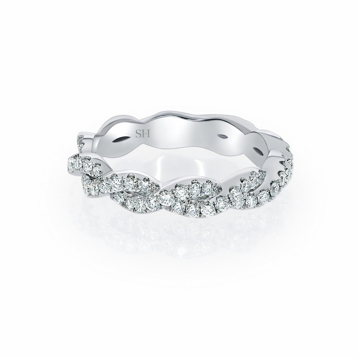 Intertwined infinity band (full circle) - W0443