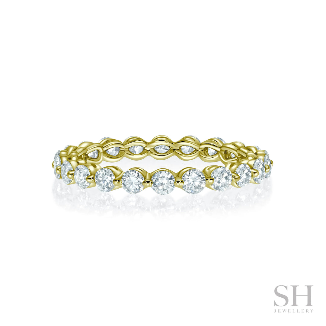Full Eternity Floating Diamond Band (2.3mm) - W1029