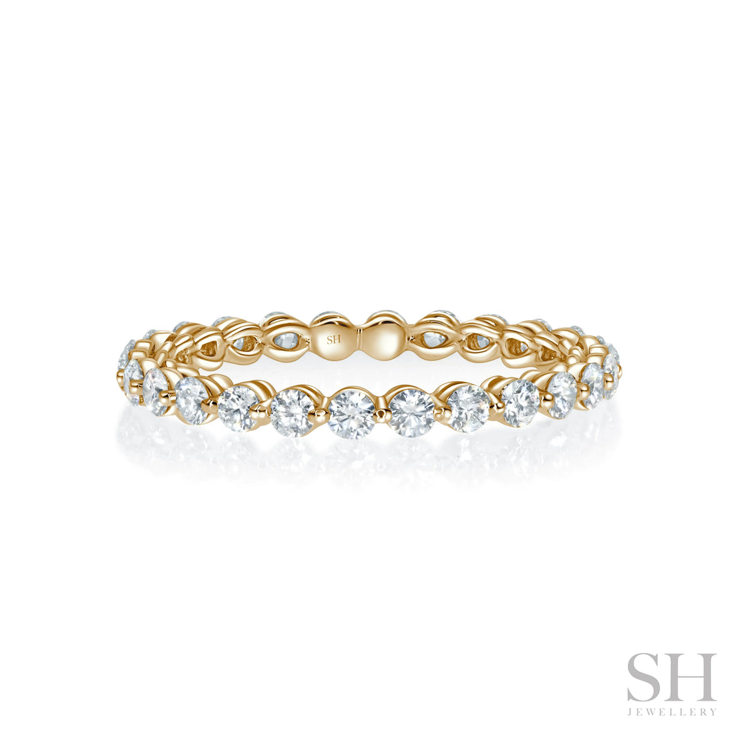 Full Eternity Floating Diamond Band (1.9mm) - W1030
