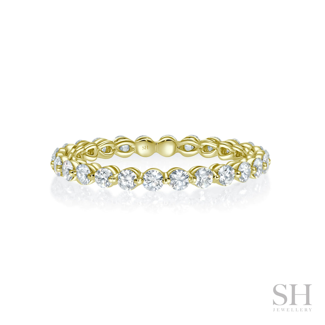 Full Eternity Floating Diamond Band (1.9mm) - W1030