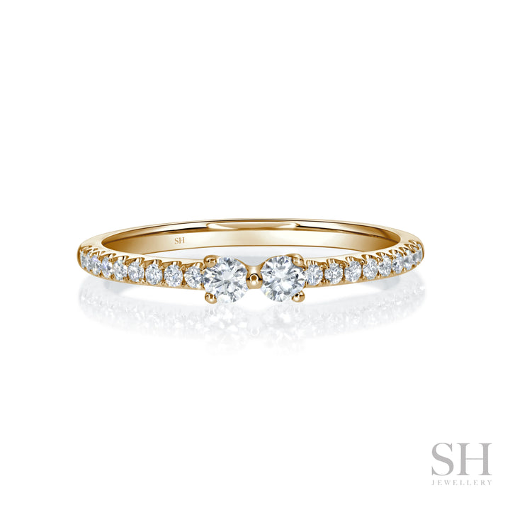 Orbit Pinch Diamond Band (2.5mm) - W1032