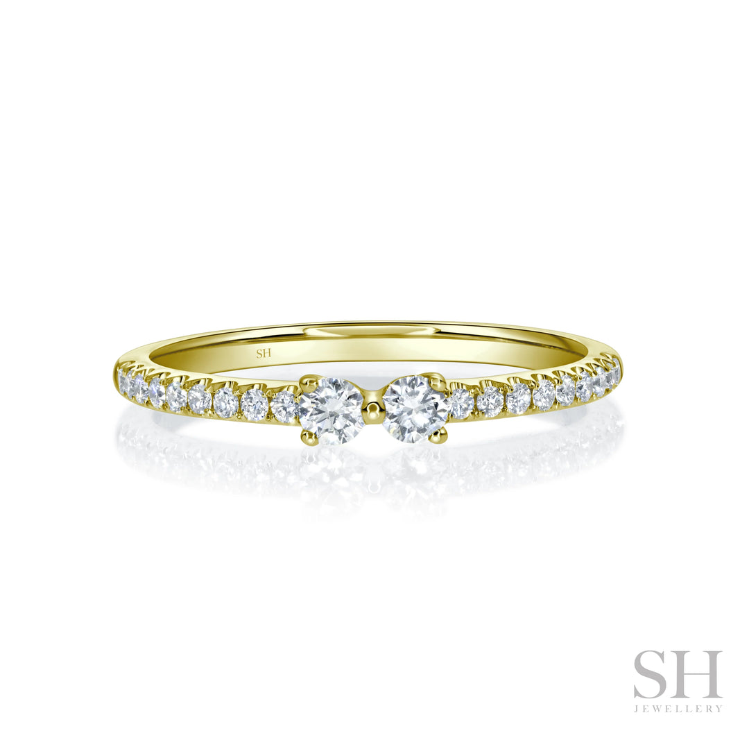 Orbit Pinch Diamond Band (2.5mm) - W1032