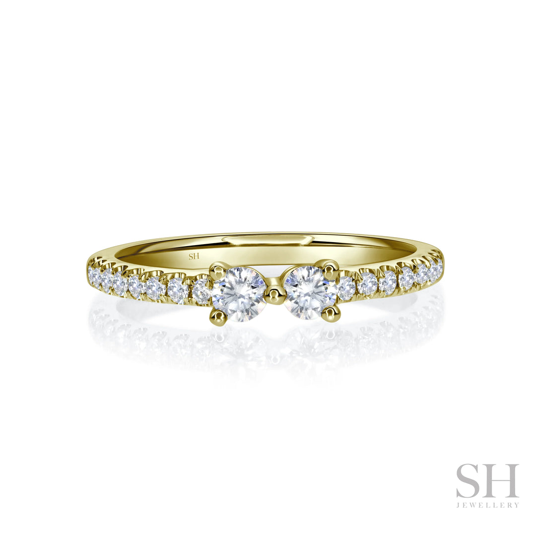 Orbit Pinch Diamond Band (2.9mm) - W1033