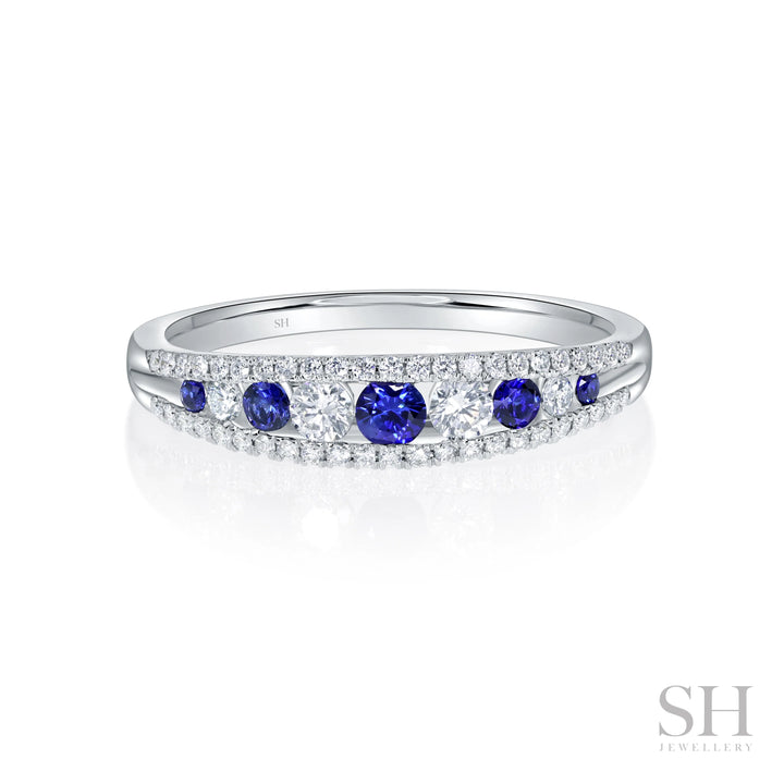 Dawn Sapphire Diamond Ring (4.5mm) - W1145