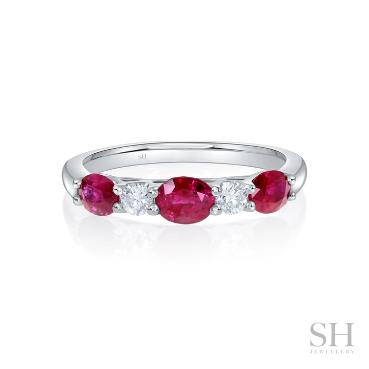 Nova Ruby Diamond Ring (4mm) - W1146