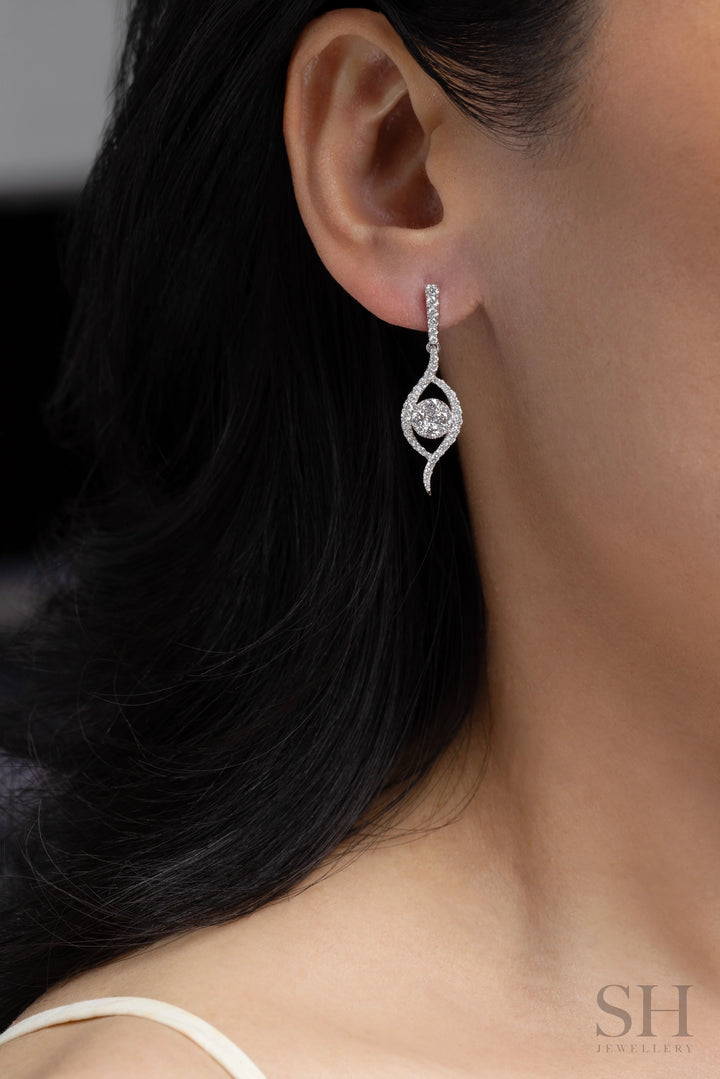 Cosmic Diamond Earrings - W1298