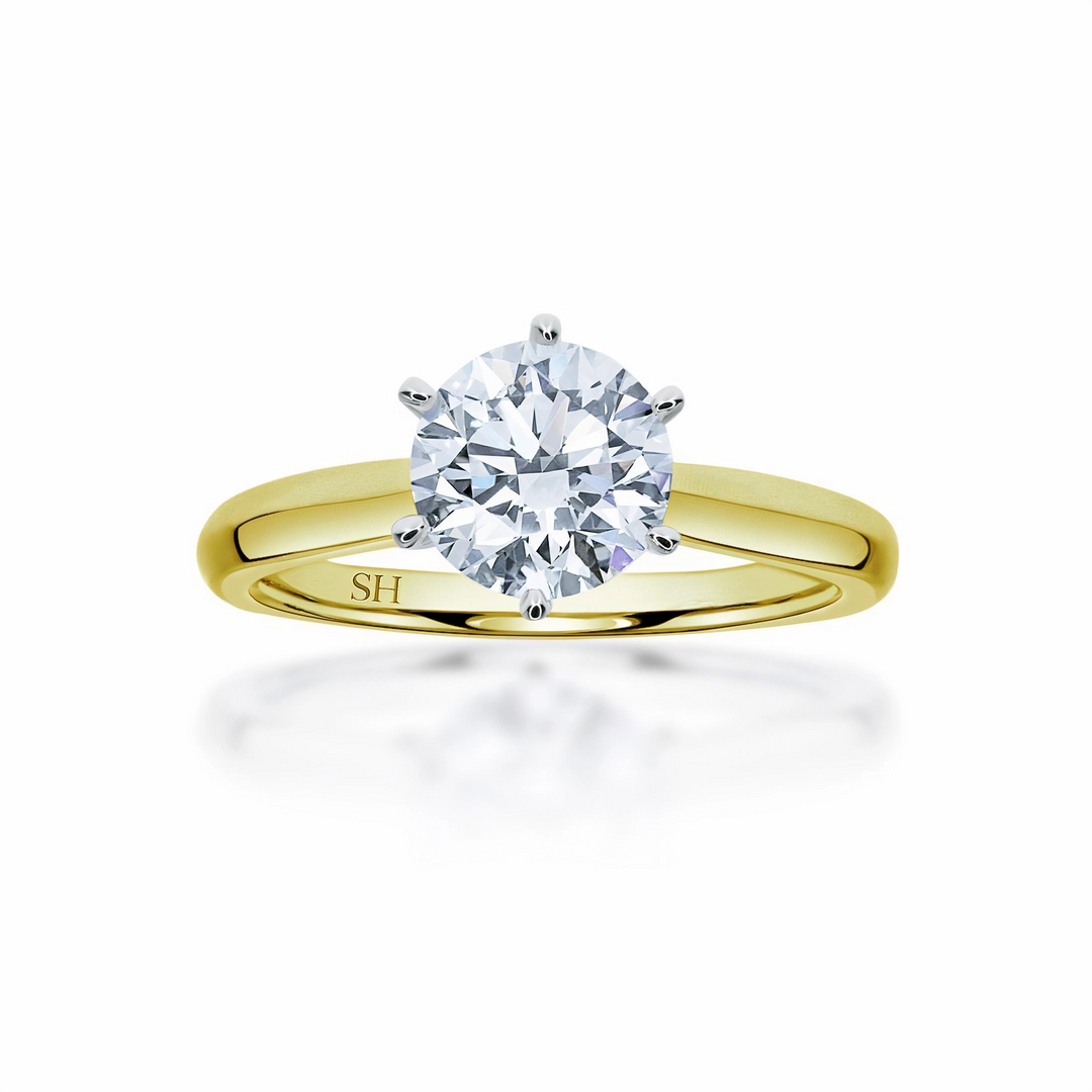 Timeless 6-claw solitaire - W0344