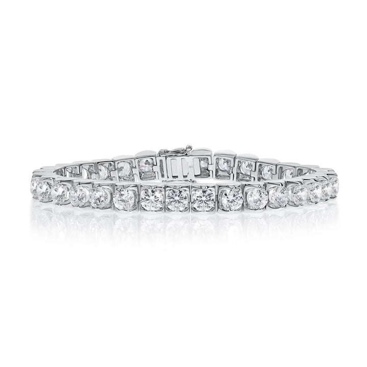 Floating Diamond Tennis Bracelet (15.50ct) - W0965