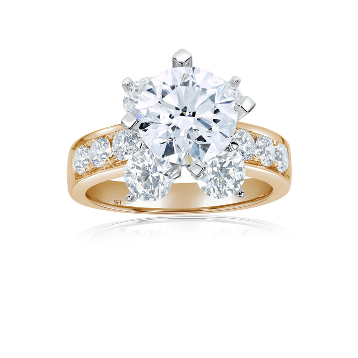 Blossom Diamond Engagement Ring - W0882