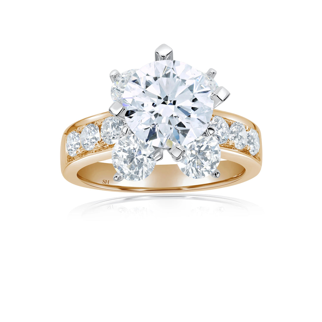 Blossom Diamond Engagement Ring - W0882