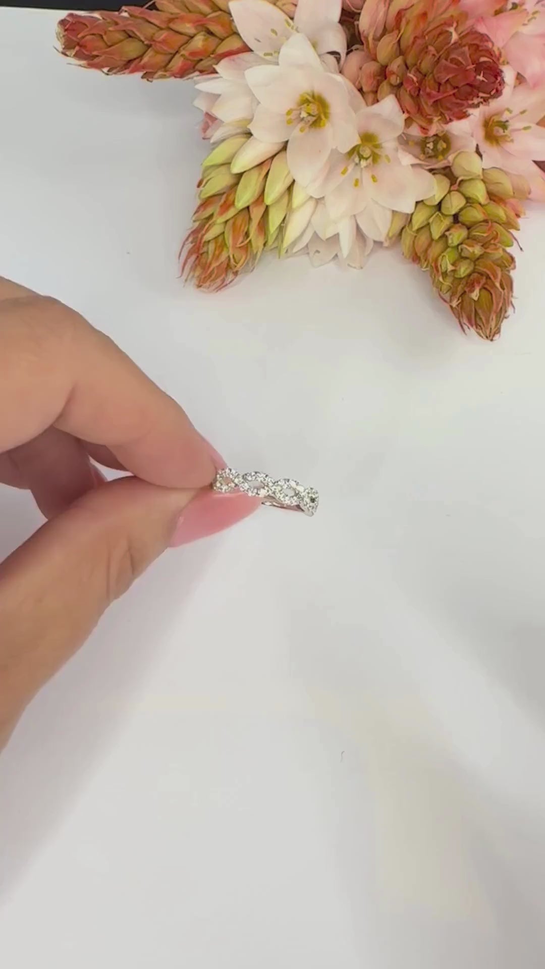 Infinity Diamond Band (4.2mm) - W1259